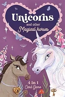 Unicorns & Other Magical Horses: 4 in 1 Card Game: Enjoy 4 Classic Games in 1 With These Beautifully Illustrated Cards