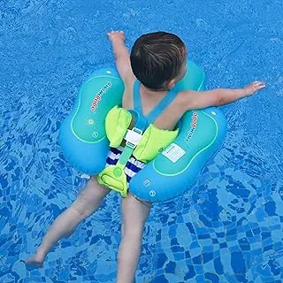 ECVV Inflatable Baby Swimming Float Ring with Safety Support Bottom Toddler Pool Float Swimming Pool Accessories for Age of 3-30 Months