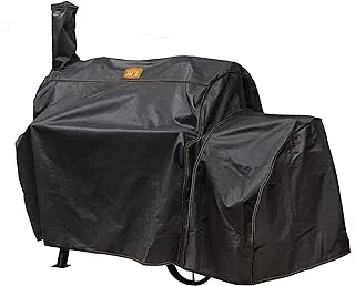 Oklahoma joes highland offset smoker cover, black, One Size