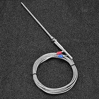 Melfi Melfiâ„¢ K type Thermocouple M8 Thread Type K Thermocouple 102mm Probe Temperature Controller Stainless Steel Sensor Wire 0-800(2m)