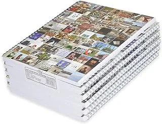 FIS Spiral Soft Cover Notebook Single Line 10X8 Inch, 100-Sheets 10-Piece - FSNB1081903S