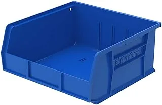 Akro-Mils 30235 AkroBins Plastic Hanging Stackable Storage Organizer Bin, 11-Inch x 11-Inch x 5-Inch, Blue, 6-Pack