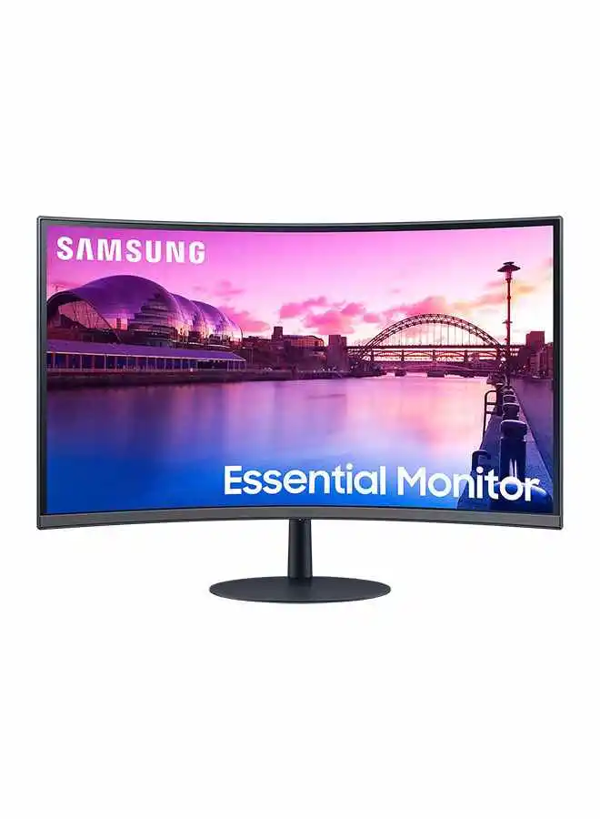 Samsung 27 Inch Curved 75hz  Monitor With 1000R Curvature, DisplayPort, HDMI, AMD FreeSync I LS27C390EAMXUE Black