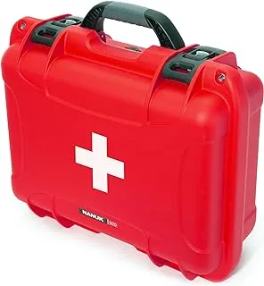 Nanuk 920 Waterproof First Aid Prepper Survival Gear Dust and Impact Resistant Case - Empty - Red, 920-FSA9