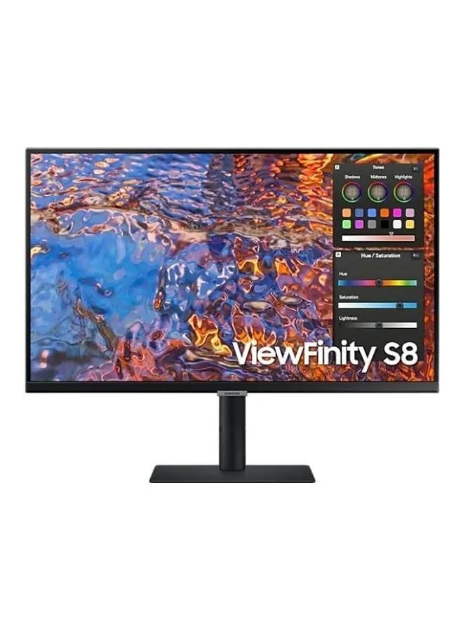 Samsung 32-Inch S8 High Resolution Computer Monitor 4K UHD Display With HDR400 IPS Panel Technology Black