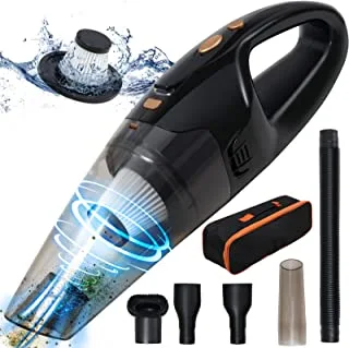 AccLoo Car Vacuum Cleaner, 8000PA Strong Cyclone Suction, Home Wireless Handheld Vacuum, Rechargeable Handheld Hoover, for Pet Home Car Cleaning，12 Month Warranty