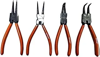 Wfeng Circlip Plier 4-Pieces Set, 7-Inch Size