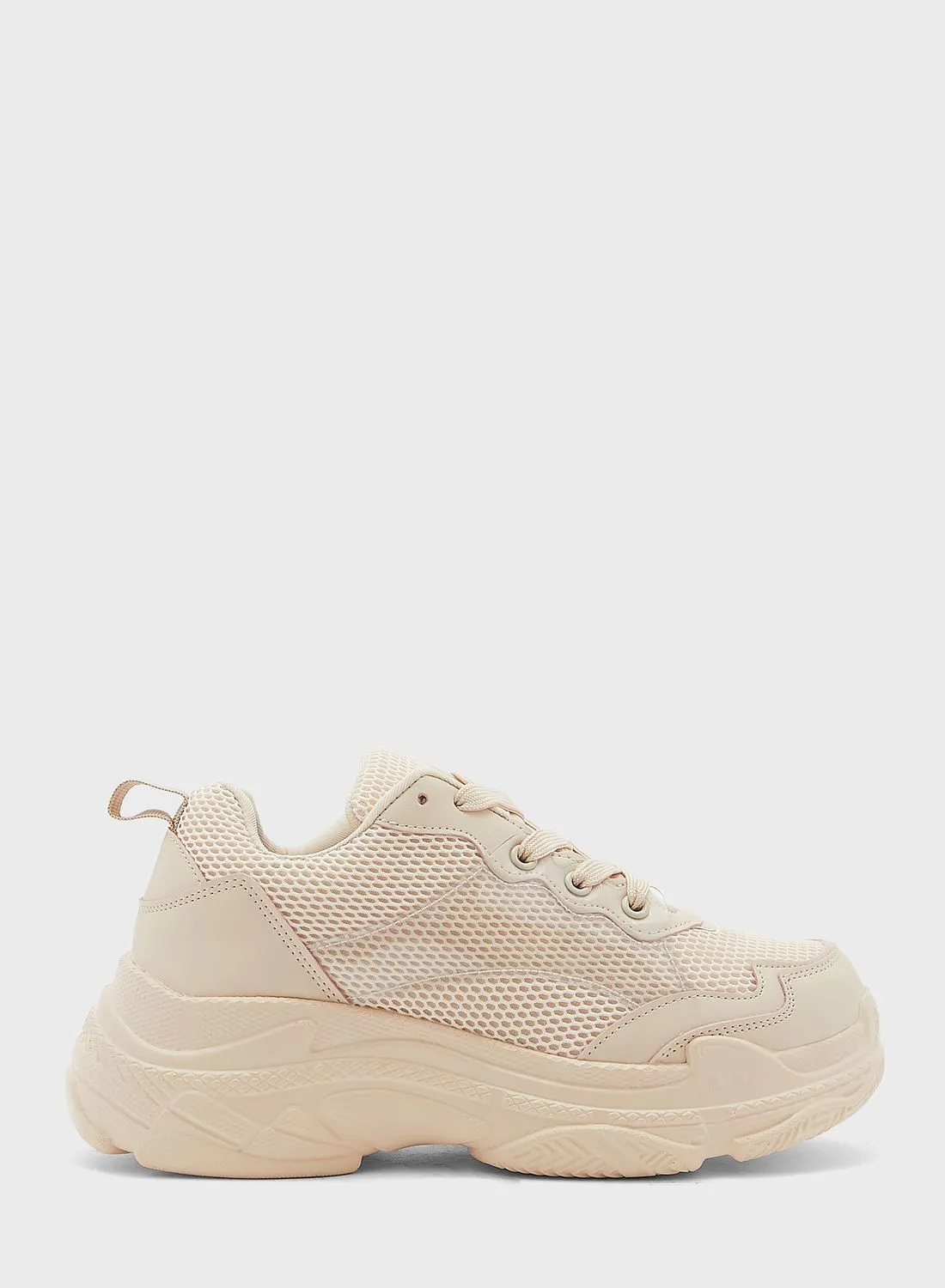 Ginger Textured Patent Chunky Sneaker