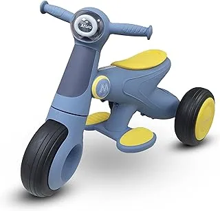 Arolo - Kid’s Electric Ride-On Motorcycle | Tricycle, Ride on Electronic Scooter for Kids 3+ yrs | Blue