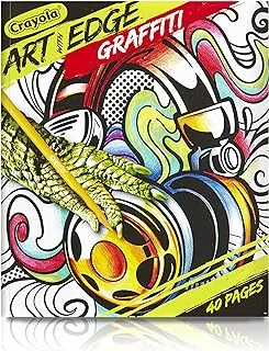 كتاب Crayola Art with Edge Graffiti ، متعدد الألوان ، Cy04-0028