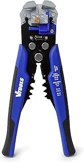 VTOOLS Self-Adjusting Wire Stripper Tool, 3-in-1 Automatic Wire Stripper/Cutter/Crimper, 10-24 AWG Wire Cutter for Electric Cable Cutting, VT2192