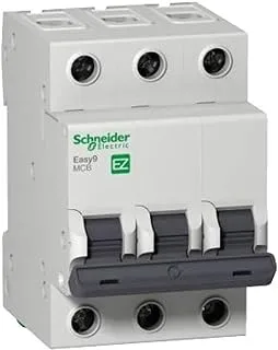 Schneider Electric Easy9 miniature circuit breaker- 3P - 40 A - C curve - 6000 A - 400 V, EZ9F56340