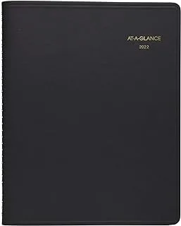 2022 Weekly Appointment Book & Planner by AT-A-GLANCE, 17.8 cm x 8-3/10.2 cm, Medium, Black (7095105)