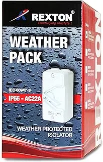 REXTON WEATHERPROOF ISOLATOR IS100 40A 4 POLE IP66