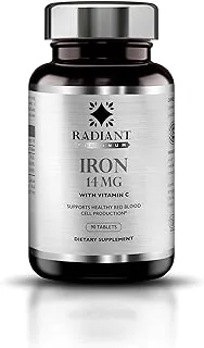 RADIANT PLATINUM Iron 14Mg With Vitamin C 90 Tabs