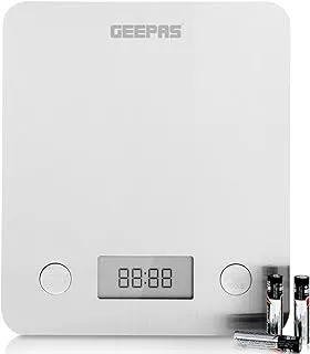 Geepas Digital Kitchen Scale, White, GKS46507UK