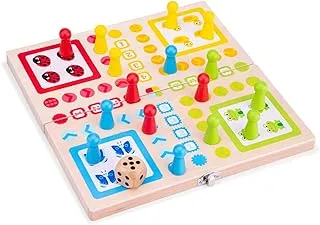 New Classic Toys 10805 Ludo Game Educational Color Perception Toy for Preschool Age Toddlers Boys Girls