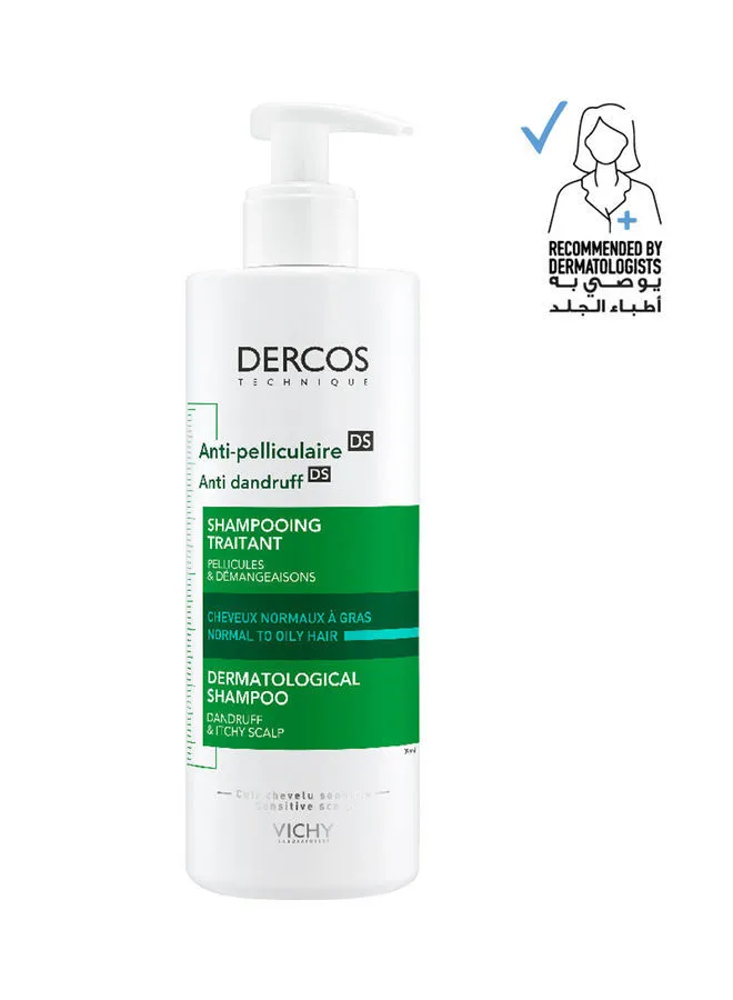 VICHY Dercos Anti Dandruff Shampoo For Normal To Oily Hair 390ml