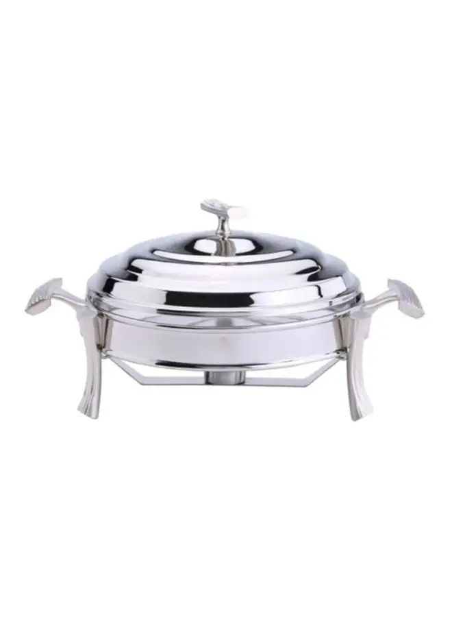 REGENT Stainless Steel Round Warmer Silver 2.5Liters