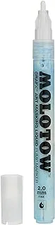 Molotow GRAFX Masking Fluid Pump Marker, 2mm, Blister Carded, 1 Each (728.001BC),Clear