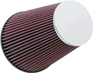 K&N RC-5046 Universal Clamp-On Air Filter: Round مدبب ؛ 6 بوصات (152 مم) معرف شفة ؛ 9 بوصات (229 ملم) الارتفاع ؛ 7.5 بوصات (191 ملم) القاعدة ؛ 4.5 بوصة (114 ملم) من الأعلى