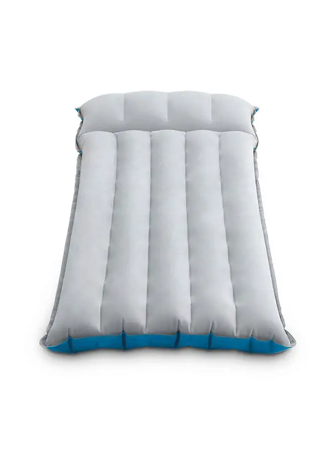 INTEX Inflatable Fabric Camping Mattress Grey/Blue