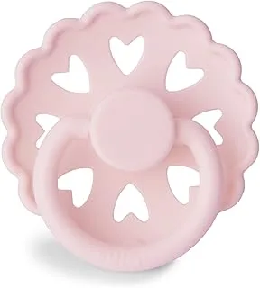 FRIGG Fairytale Silicone Baby Pacifier 0-6 Months | 1 Pack Soother | Round Latex-Free Nipple with Heart Shaped Air Holes | Made In Denmark — The Snow Queen