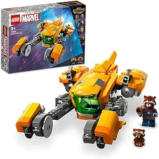 LEGO 76254 Marvel Baby Rocket's Ship Set, Guardians of the Galaxy Volume 3 Spaceship Building Toy for Kids with Raccoon Super Hero Minifigures