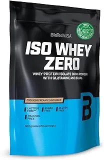 Biotech USA ISO Whey Zero Cookies and Cream Protein Supplement 500 g