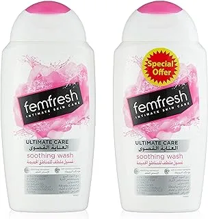 Femfresh Intimate Soothing Wash 250ml, Twin pack