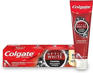 Colgate Optic White Charcoal Whitening Toothpaste - 125ml