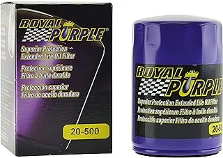 Royal Purple Extended Life Premium Oil Filter 20-500, Engine Oil Filter for Buick, Cadillac, Chevrolet, and GMC