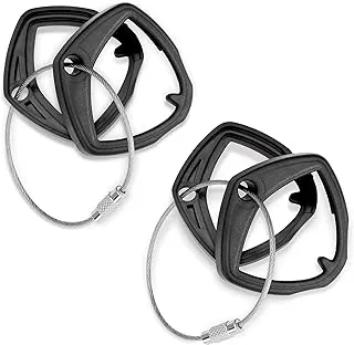 Big Bike Parts Show Chrome 41-182BK Black Can-Am Spyder Key Covers Key Chain,2 Pack