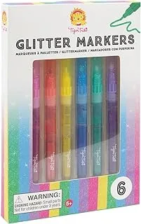 Tiger Tribe 3770132 Glitter (12 pcs) Color Markers and highlighters, Multicoloured