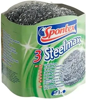 Spontex Steelmax Metal Rub 3-Pieces