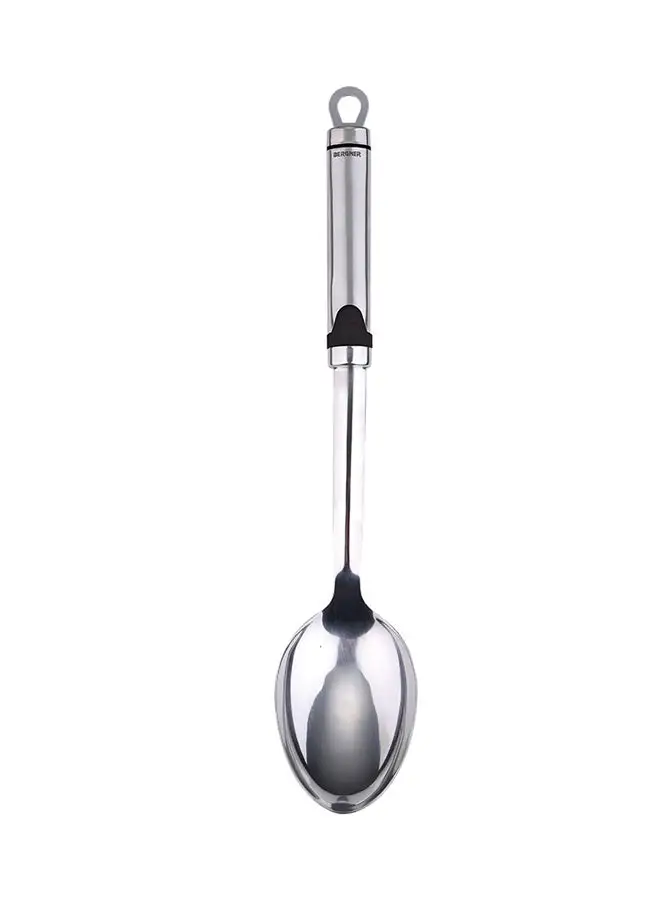 BERGNER Gizmo Cooking Spoon Silver 34.5cm