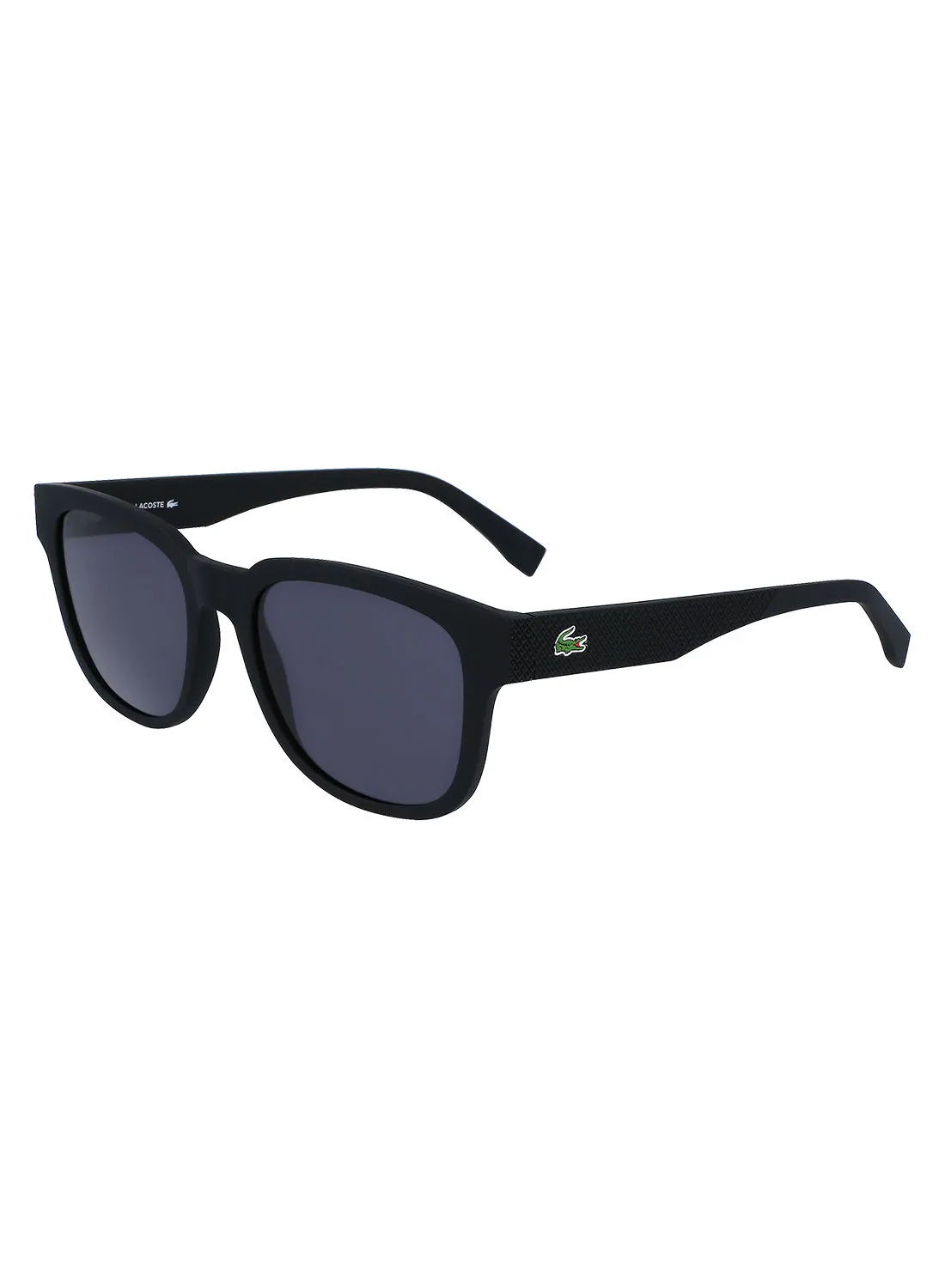 LACOSTE مستطيل كامل الحواف محقون بالحيوية من Lacoste Suns L982S 5319 (002) أسود غير لامع