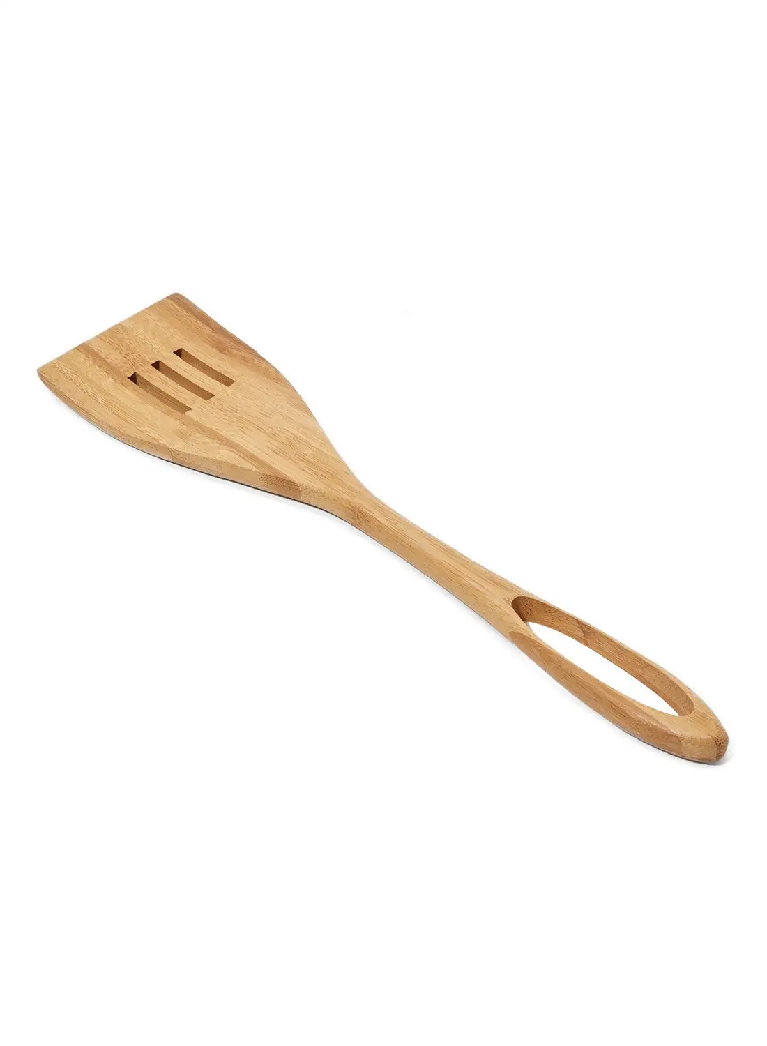 Goldedge Wooden Slotted Spatula CTW4 Beige 0.5kg