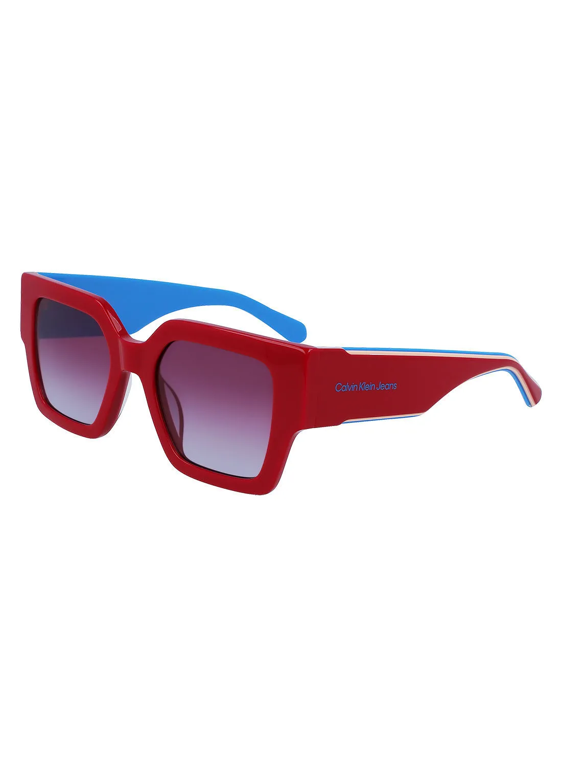 Calvin Klein Jeans Full Rim Acetate Square Calvin Klein Jeans Sun Ckj22638S 5121 (679) Cherry