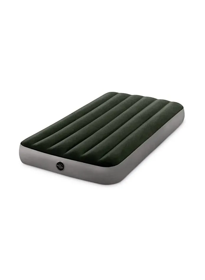 INTEX Twin Dura-Beam Prestige Downy Airbed With Electric Pump 191x99x25 cm