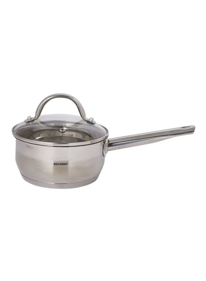 BERGNER Saucepan With Lid Silver/Clear 18cm