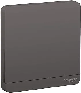 Schneider Electric AvatarOn, 1 Gang, Switch, 16AX 250V, Dark Grey, E8331L1_DG