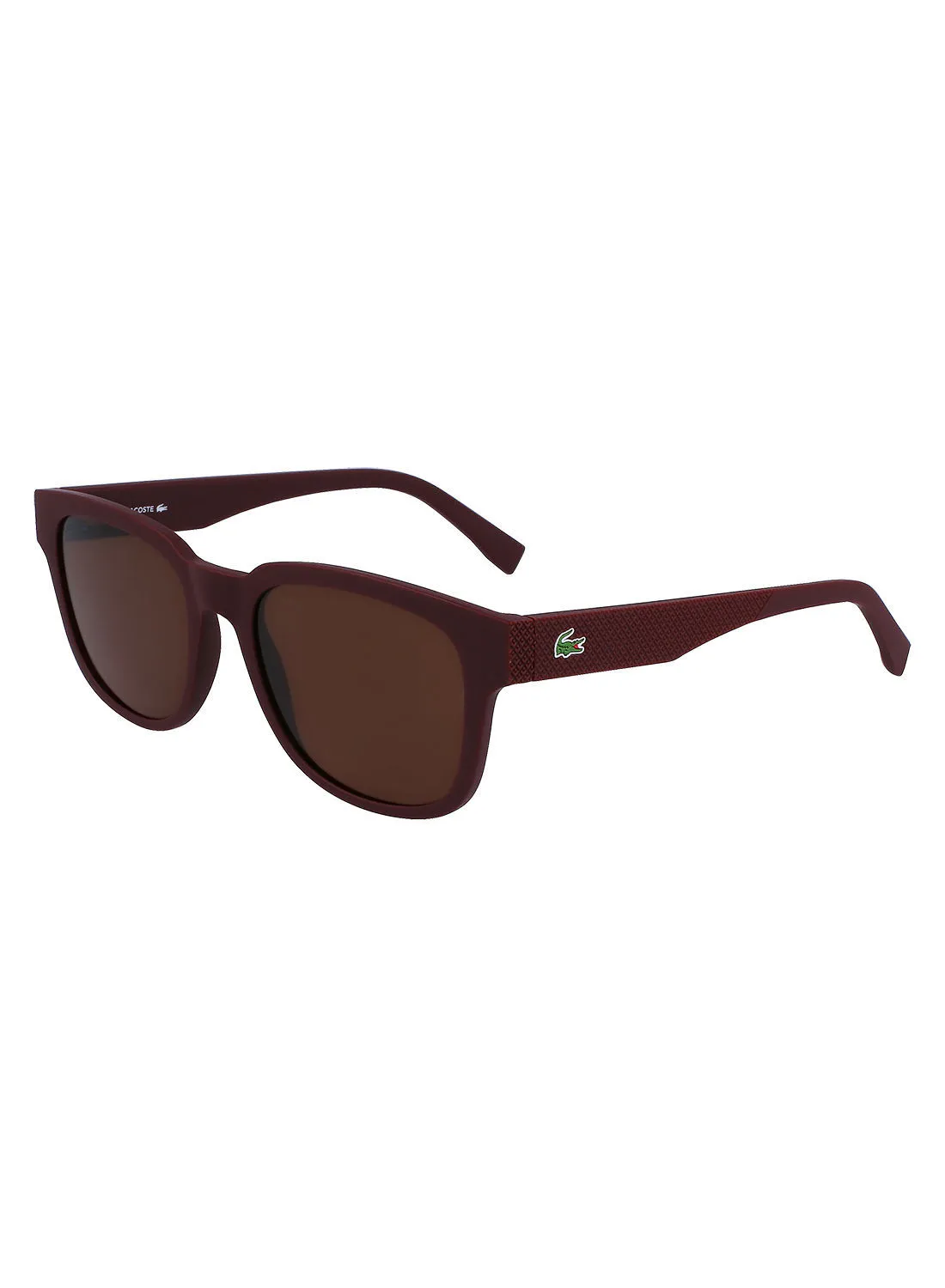 LACOSTE مستطيل كامل الحواف محقون بالحيوية من Lacoste Suns L982S 5319 (600) أحمر غير لامع