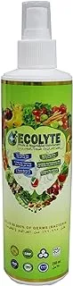 Ecolyte+ Antibacterial all-purpose cleaner liquid for fruits and vegetable sanitizer, Food washing Liquid, and cleaner 100% Natural, Kills 99.99% of Germs & Viruses, Non-Toxic & Non-Alcoholic, 250 ml