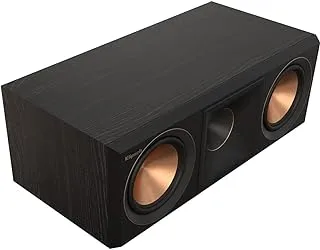 Klipsch Reference Premiere RP-500C II Center Channel Speaker with Updated Tractrix Horn and Port Technology and 5.25” Cerametallic Woofers for Crystal-Clear Home Theater Dialogue in Ebony