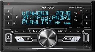 KENWOOD DPX-M3100BT Double DIN Digital Media Receiver with Bluetooth Hands-Free Kit and iPod Control Black