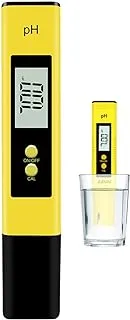 ECVV Portable PH Meters Pen, Digital PH Meter Digital PH Test Pen with 0-14 PH Measurement Range, for Household Drinking, Hydroponics, Pool and Aquarium