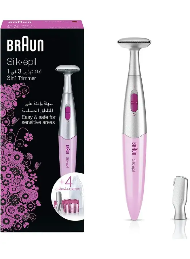 BRAUN Bikini Trimmer Kit FG 1100 Pink/Silver