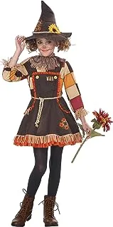 California Costumes Girl's Patchwork Scarecrow Costume Large