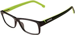 Lacoste Men's L2707 003 53 Optical Frames, Black-Lime, Black-lime, 53